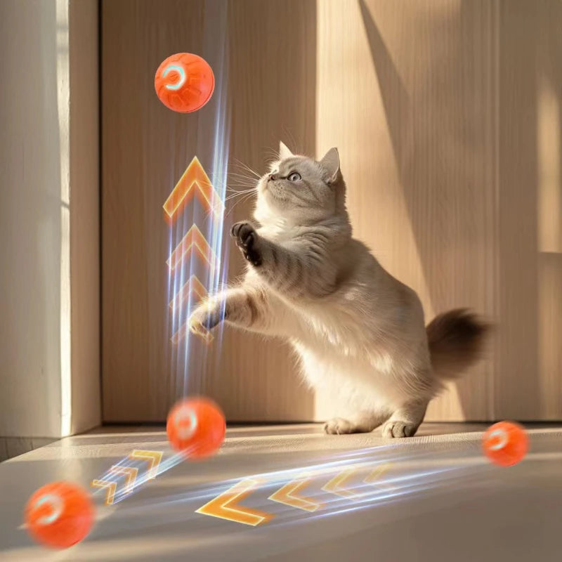 Automatic Interactive Dog Toy Ball – USB Chew & Jumping Toy for Puppies
